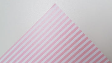 Papel Perolado Listra Fina 20 folhas A4 - 180g - Papel Especial